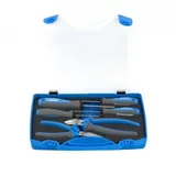 Unior 401PB6 set de cleste si surubelnita in cutie de plastic, 6 buc